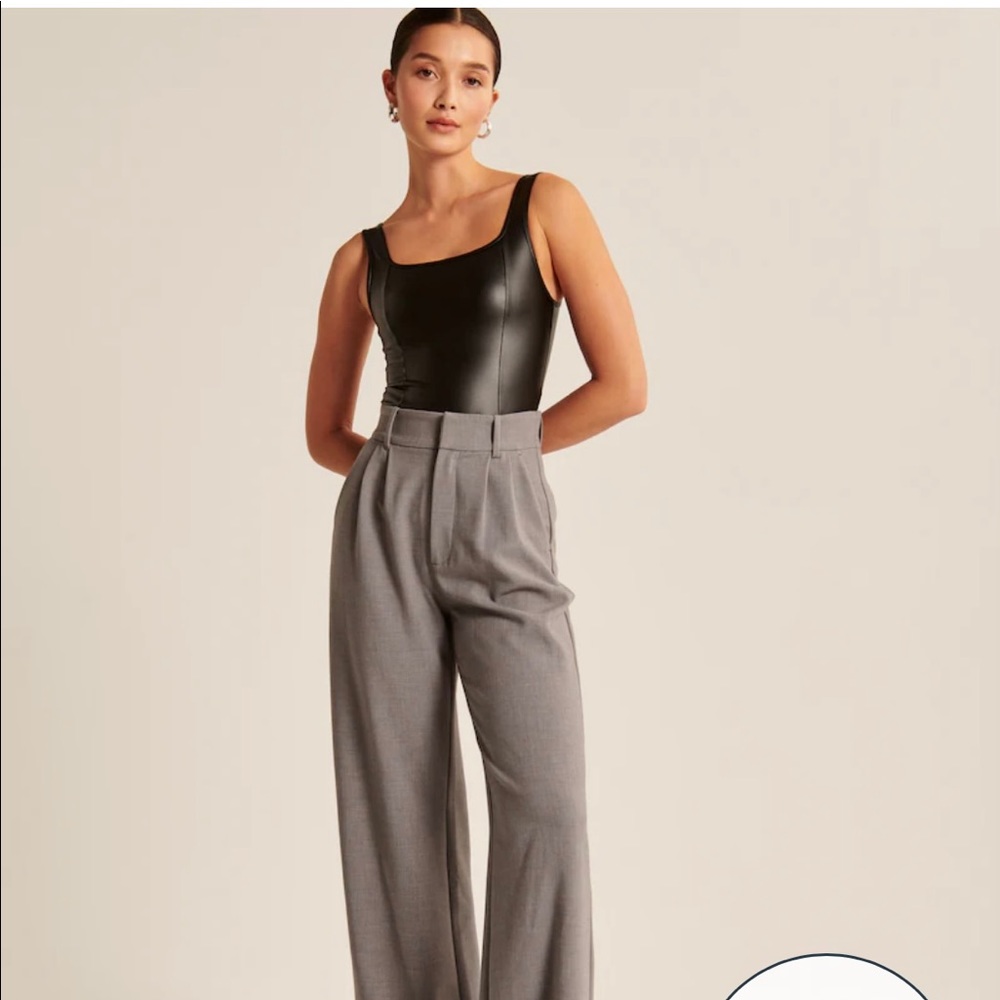 Vegan leather bodysuit